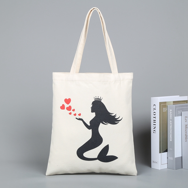 Wholesale New Style Cotton Canvas Tote Shopping Bag With Custom Logo