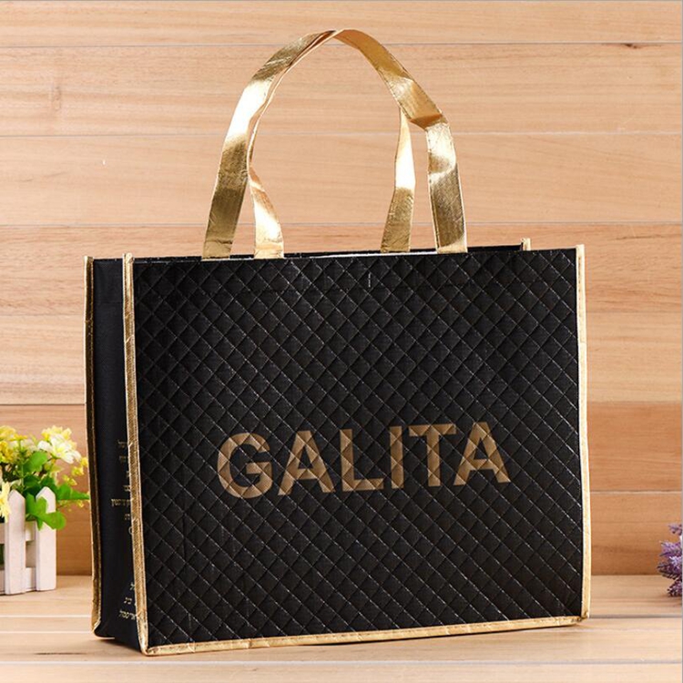 Customized Printing Reusable Shopping Tote Bag Recyclable Laminated PP Nonwoven Bag