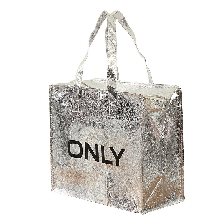 Custom Nonwoven Reusable Shopping Bag Laminated Eco Non-Woven Tote Bag