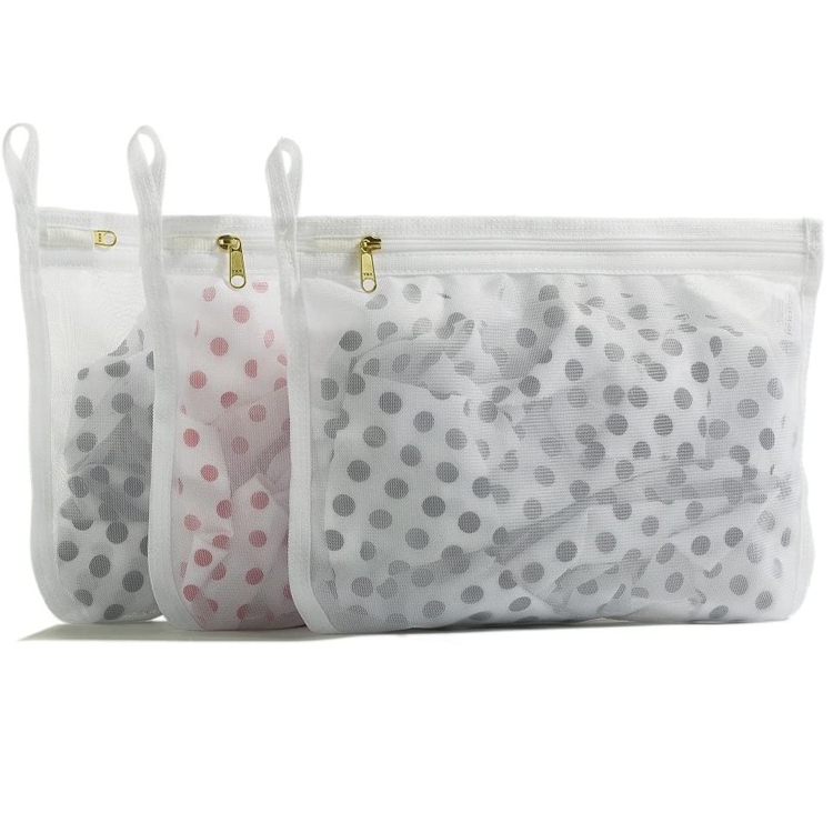 Reusable mesh zipper bag Washing Machine Laundry Filter Bag